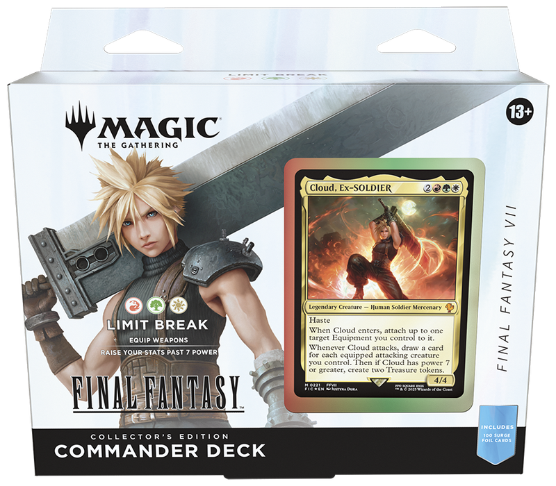 Magic: The Gathering - Universes Beyond - Final Fantasy - Collector Commander Deck - Cloud, Ex-Soldier